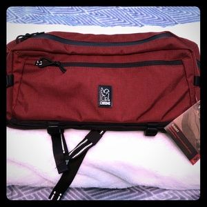 Chrome Nylon Messenger Bag- Brand New